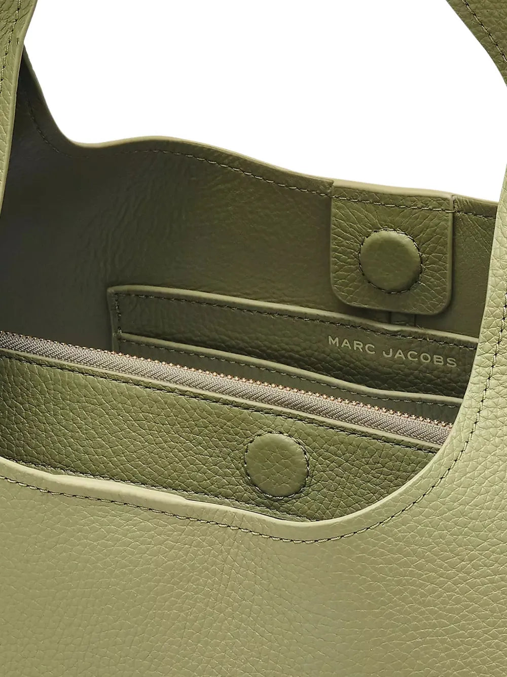 Marc Jacobs The Sack Logo Plaque Leather Shoulder Bag — Same as shown — Size One Size — Top View