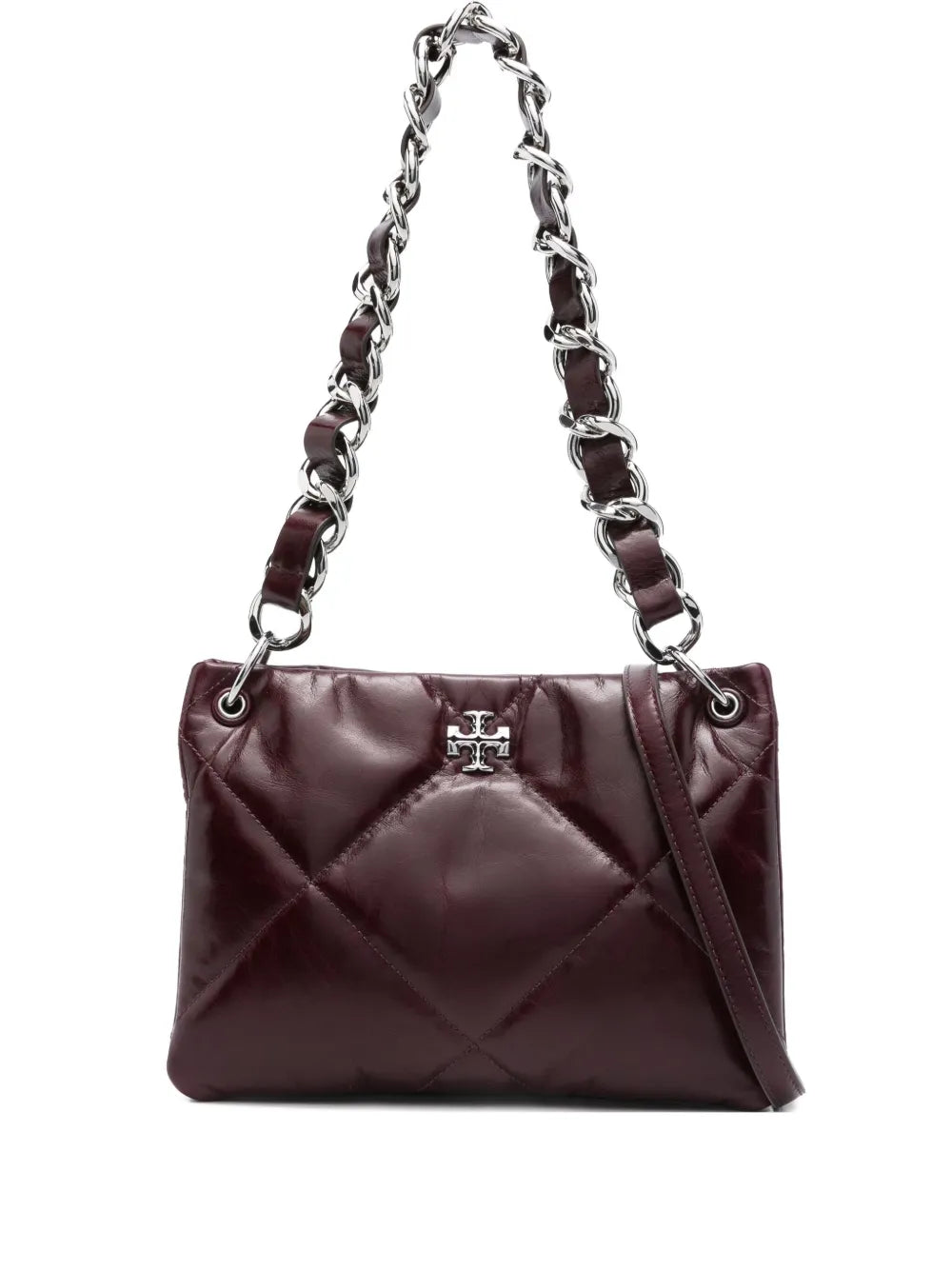 Tory Burch Quilted Chain Strap Shoulder Bag — Same as shown — Size One Size — Front View