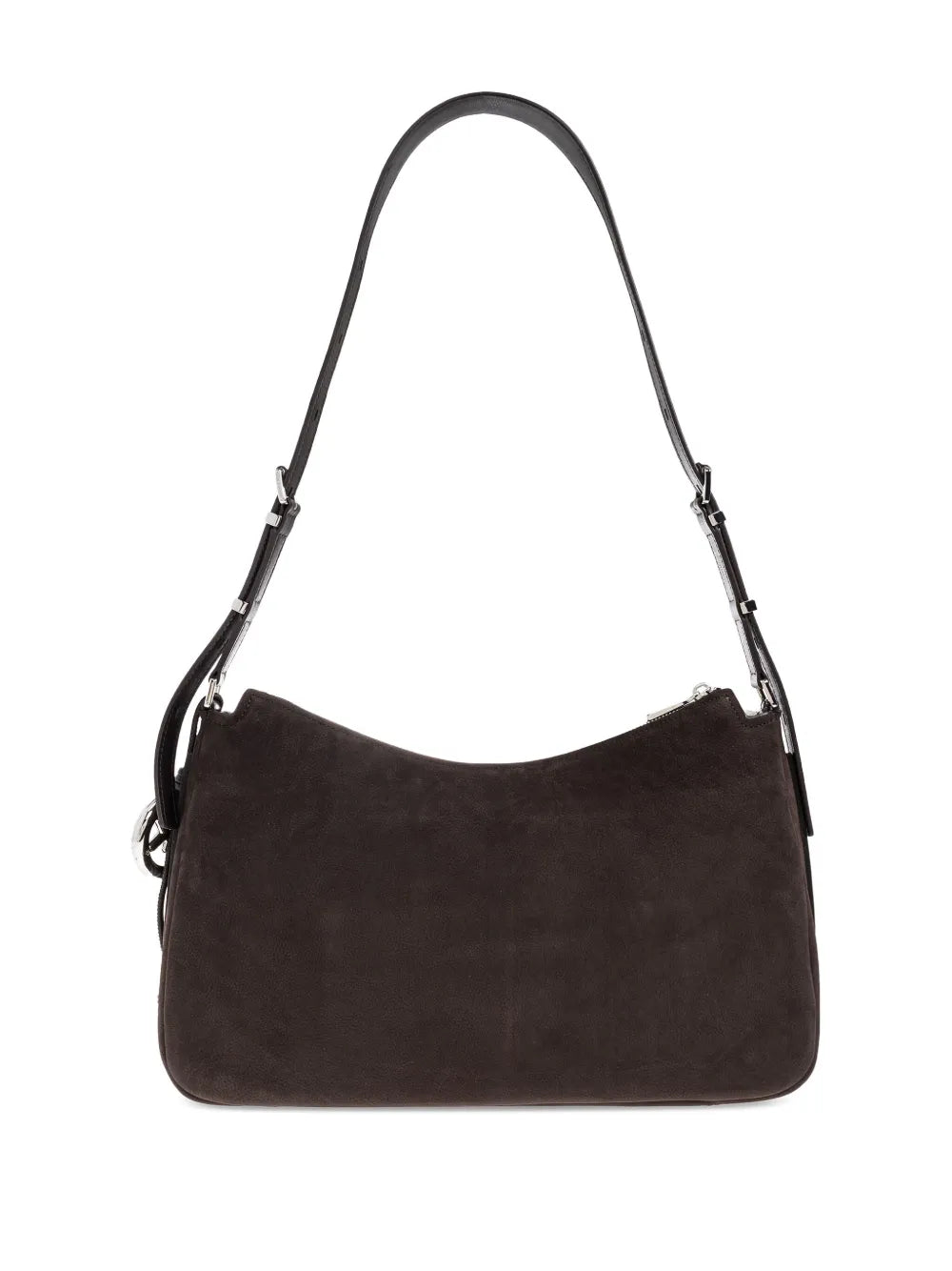 Michael Michael Kors Suede Leather Shoulder Bag — Same as shown — Size One Size — Back View
