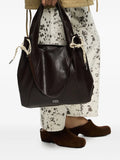 Bimba Y Lola Large Paper Bag Leather Shoulder Bag — Same as shown — Size One Size — Front View