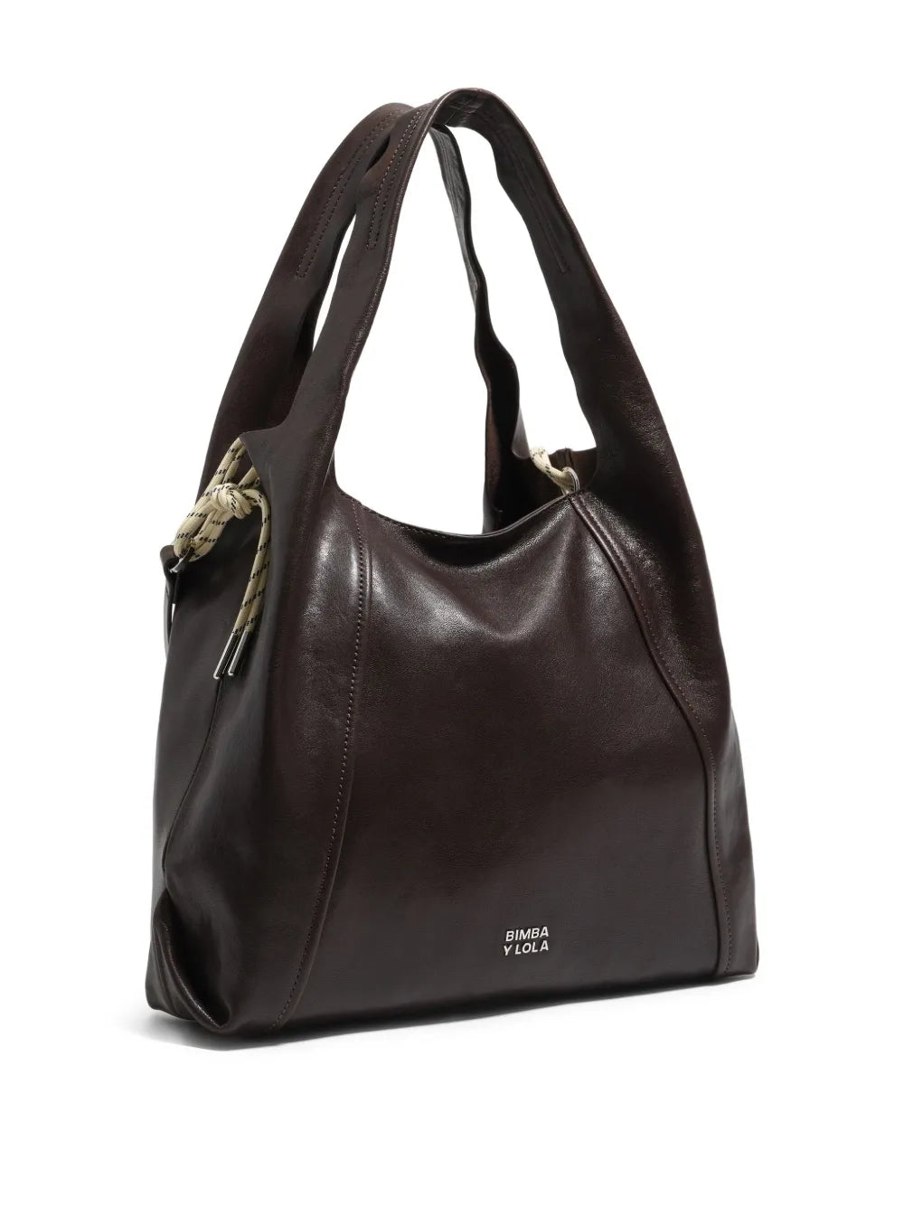 Bimba Y Lola Large Paper Bag Leather Shoulder Bag — Same as shown — Size One Size — Back View