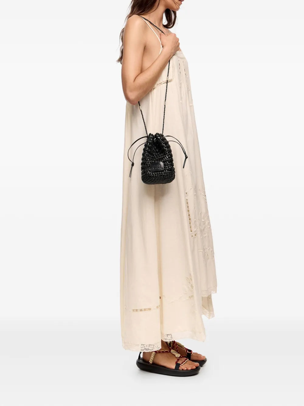 Bimba Y Lola Plaited Leather Bucket Bag — Same as shown — Size One Size — Side View
