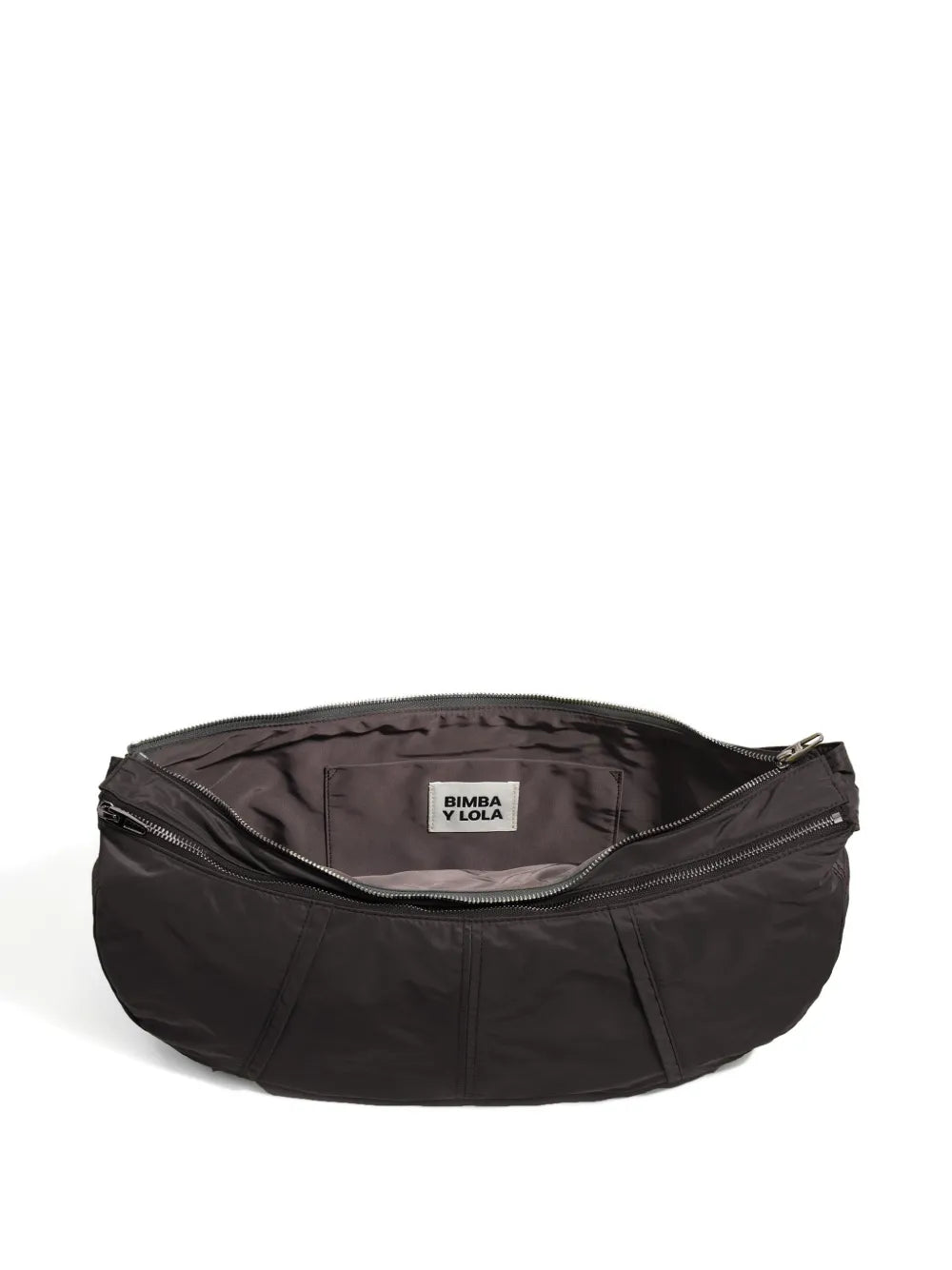 Bimba Y Lola Large Moon Crescent Shaped Zip Fastening Shoulder Bag — Same as shown — Size One Size — Detail View