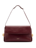 Liu Jo Better Folded Stud Shoulder Bag — Same as shown — Size One Size — Front View