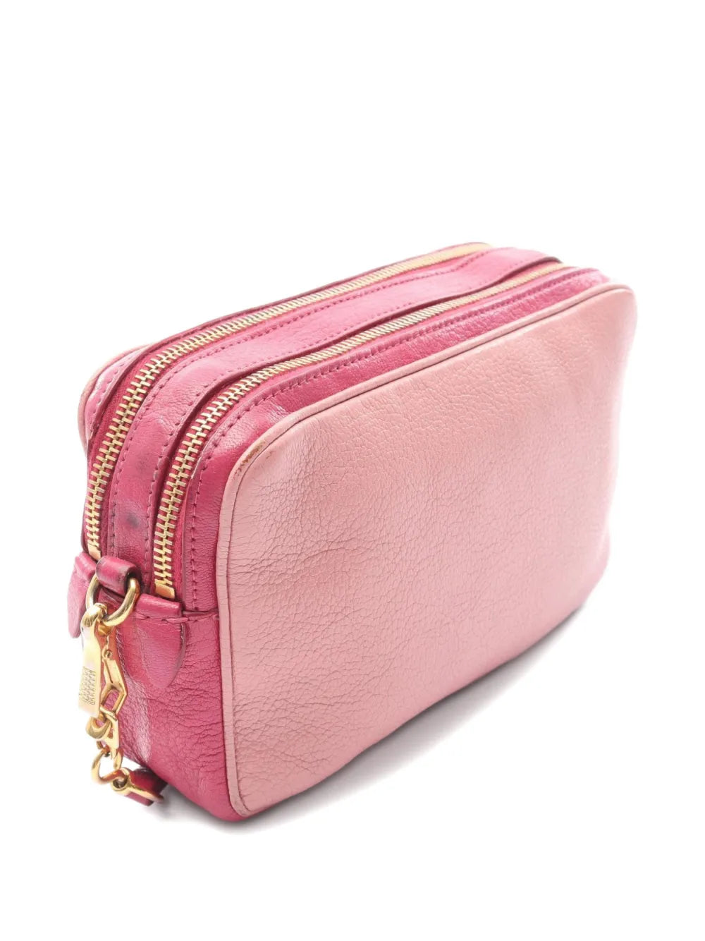 Miu Miu Pre Owned 00S Midi Madras Shoulder Bag — Same as shown — Size One Size — Side View