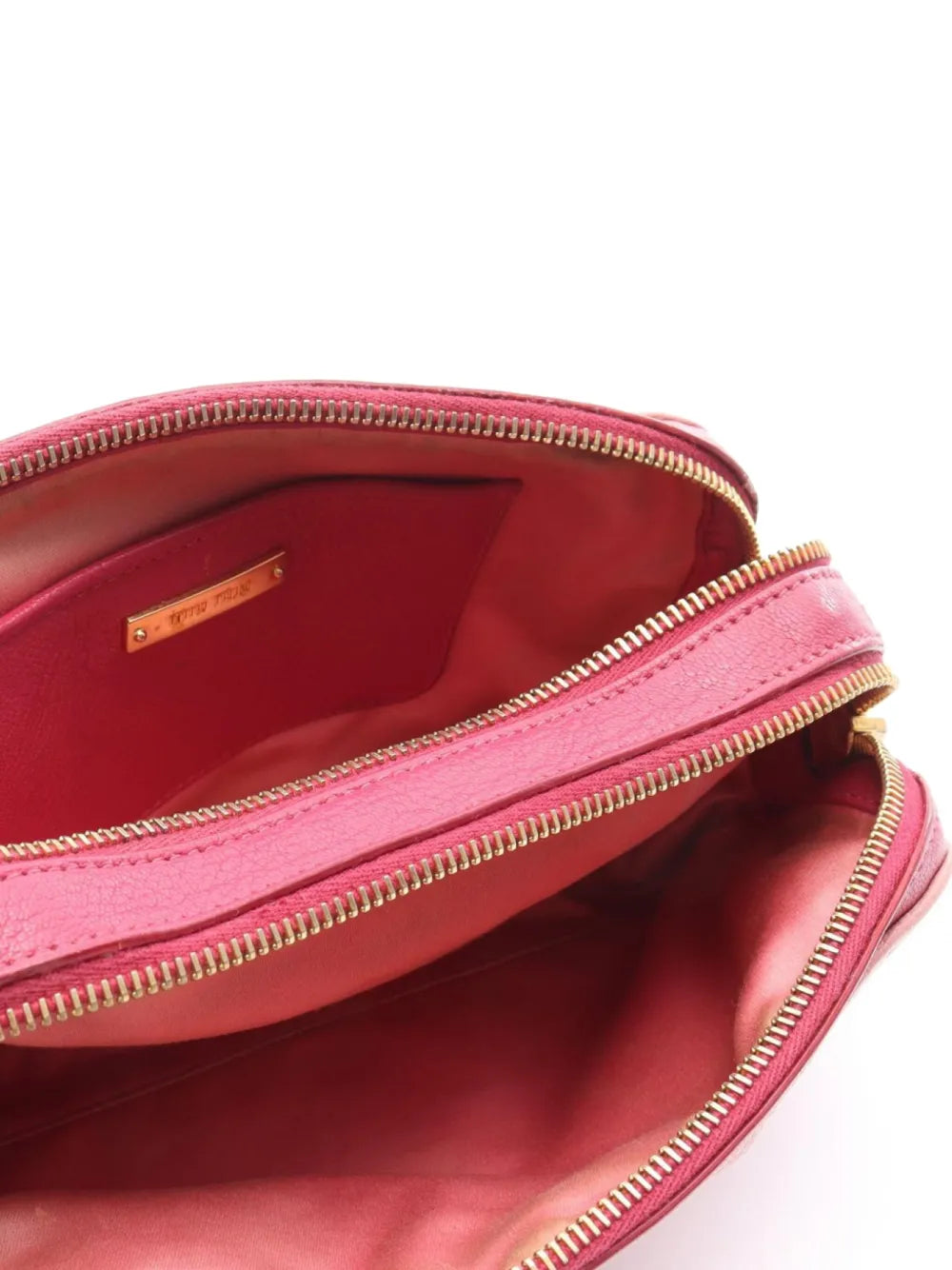 Miu Miu Pre Owned 00S Midi Madras Shoulder Bag — Same as shown — Size One Size — Detail View