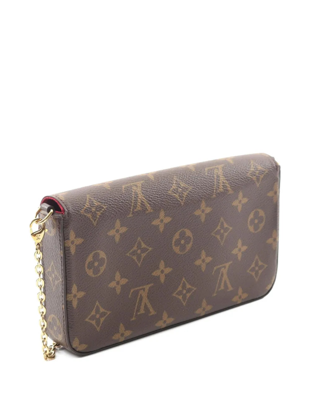 Louis Vuitton Pre Owned 2020 Small Pochette Felicie Monogram Shoulder Bag — Same as shown — Size One Size — Back View