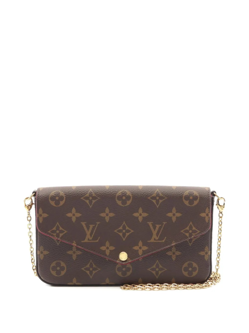 Louis Vuitton Pre Owned 2020 Small Pochette Felicie Monogram Shoulder Bag — Same as shown — Size One Size — Side View