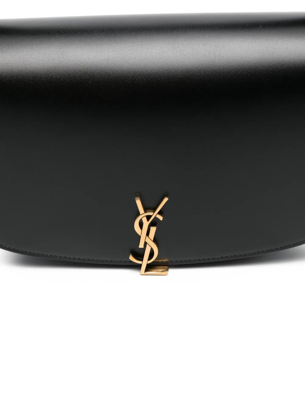 Saint Laurent Logo Plaque Curved Shoulder Bag — Same as shown — Size One Size — Top View