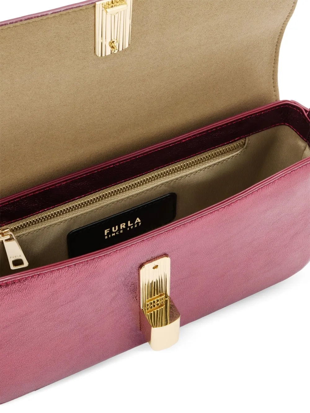 Furla Iride Flap Lock Satchel — Same as shown — Size One Size — Detail View