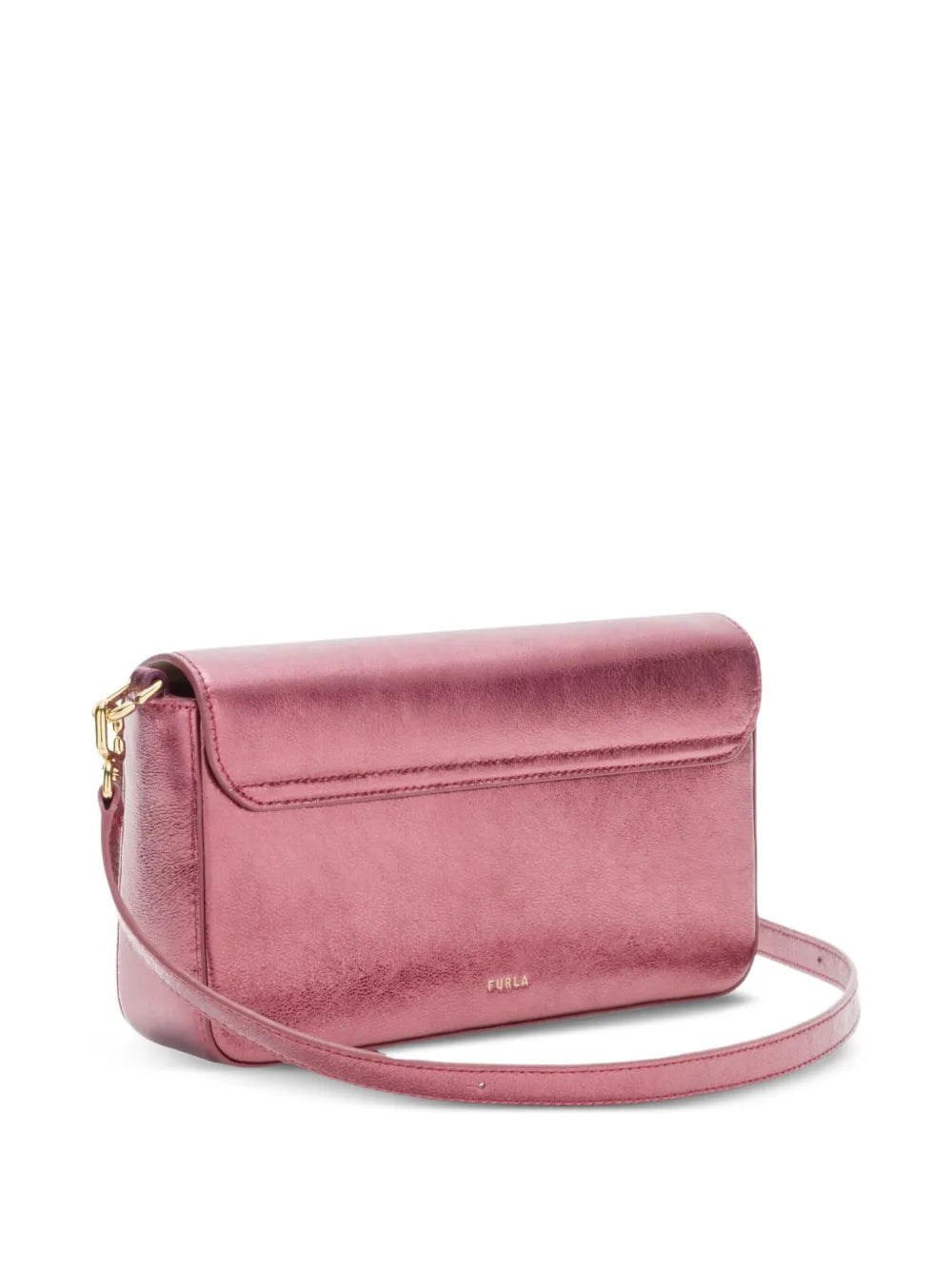 Furla Iride Flap Lock Satchel — Same as shown — Size One Size — Side View