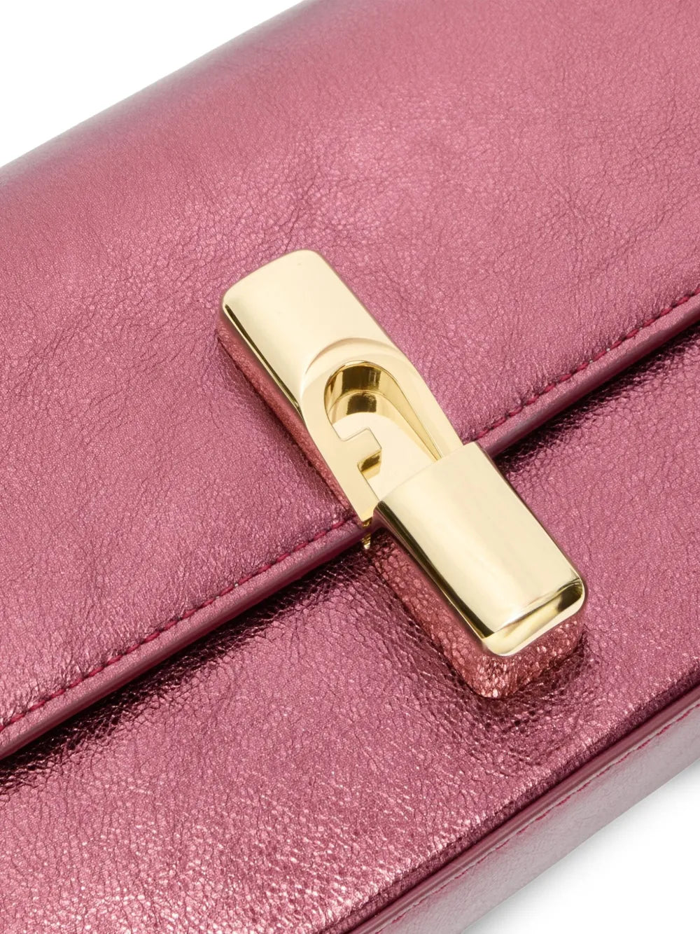 Furla Iride Flap Lock Satchel — Same as shown — Size One Size — Top View