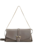 Ferragamo Chain Strap Flap Shoulder Bag — Same as shown — Size One Size — Front View
