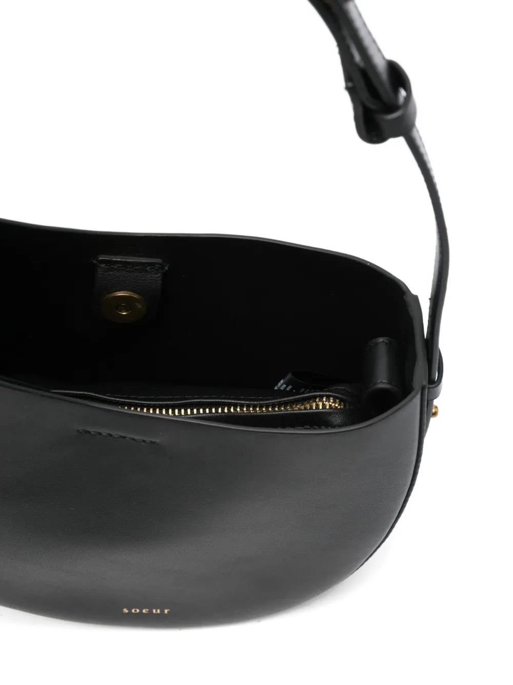 Soeur Wino Crescent Sheepskin Shoulder Bag — Same as shown — Size One Size — Detail View