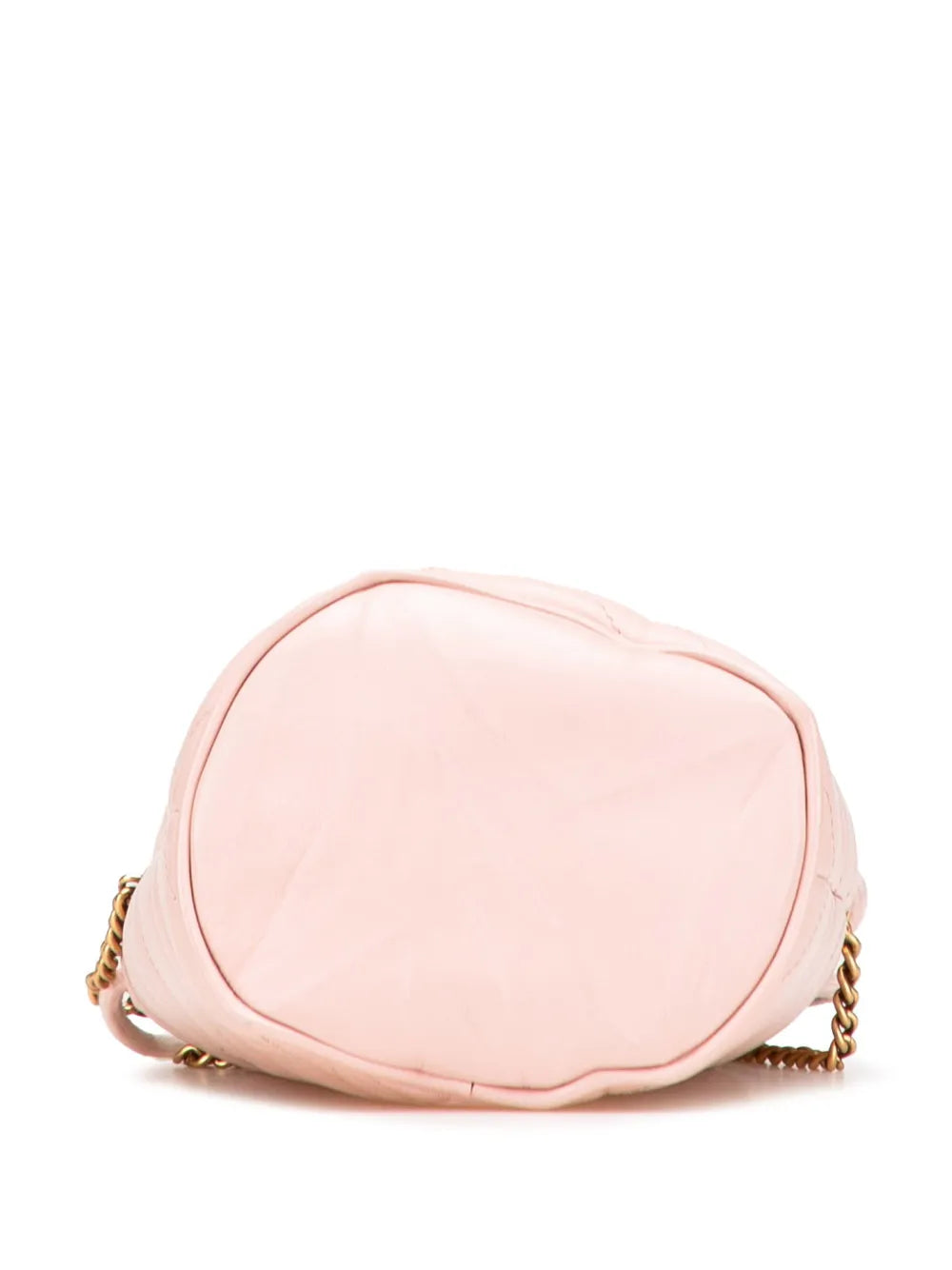 Gucci Pre Owned 2016 2025 Small Gg Marmont Leather Matelasse Bucket Bag — Same as shown — Size One Size — Top View