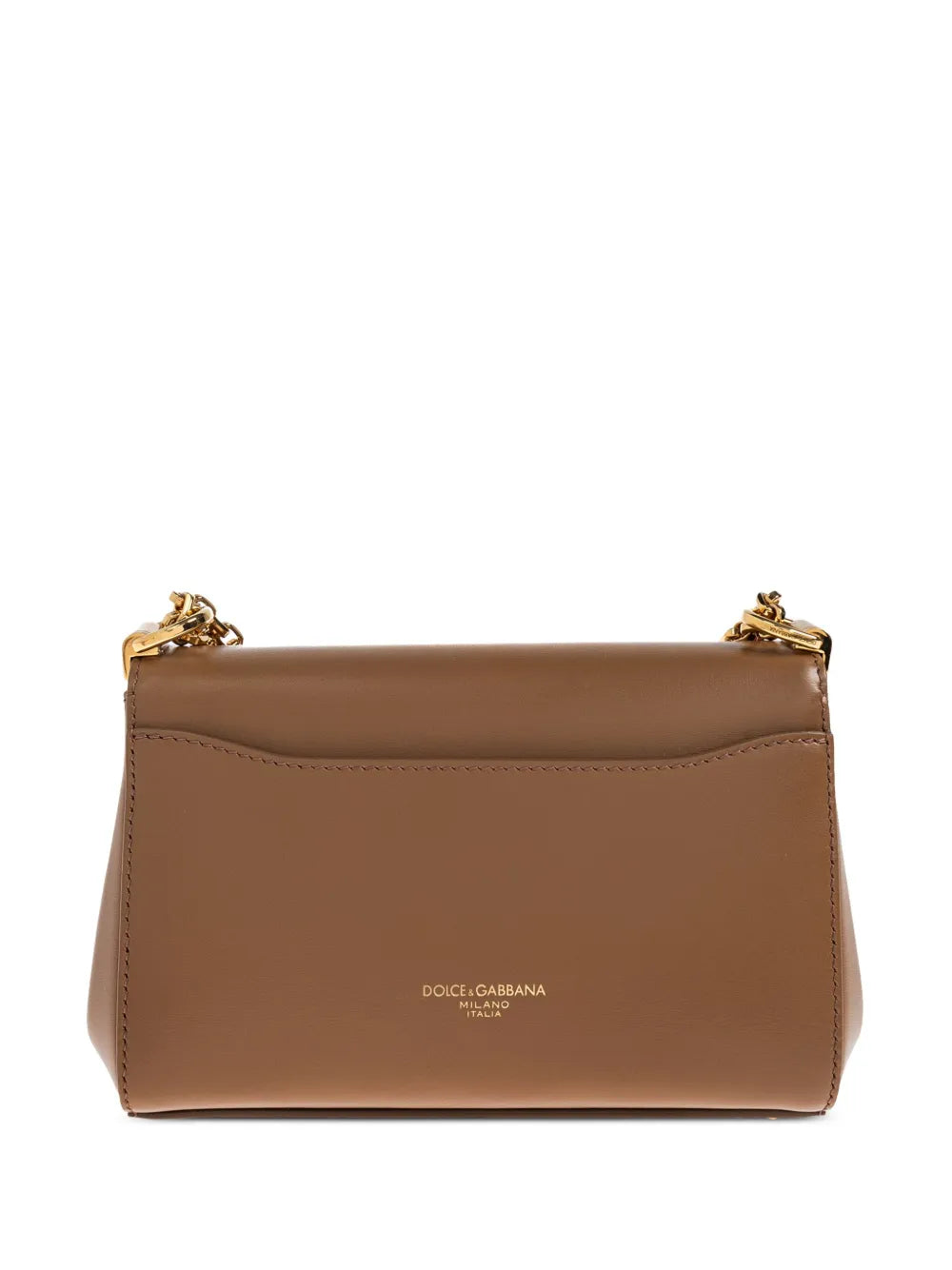 Dolce Gabbana Mini Marlene City Chain Strap Flap Tote Bag — Same as shown — Size One Size — Back View