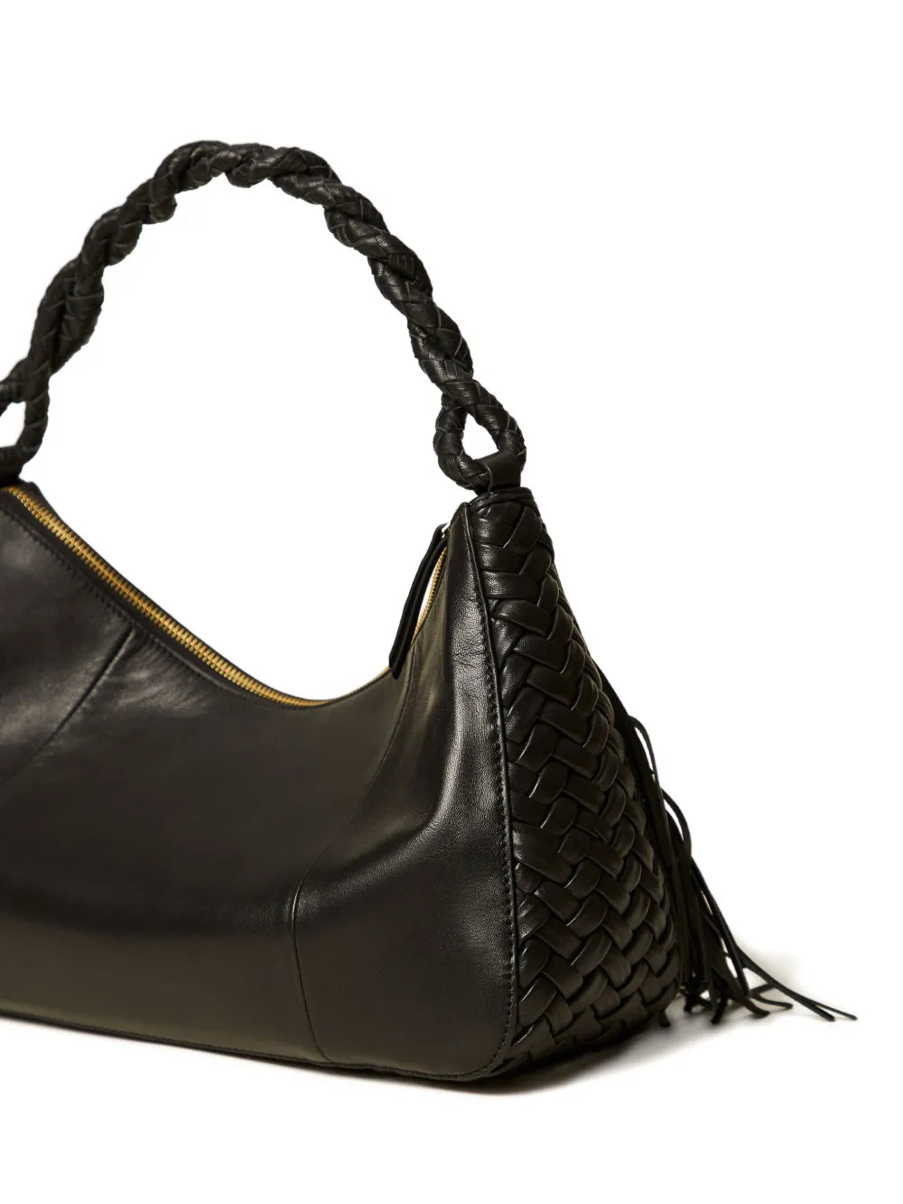 Twinset Medium Liliane Fringe Shoulder Bag — Same as shown — Size One Size — Side View
