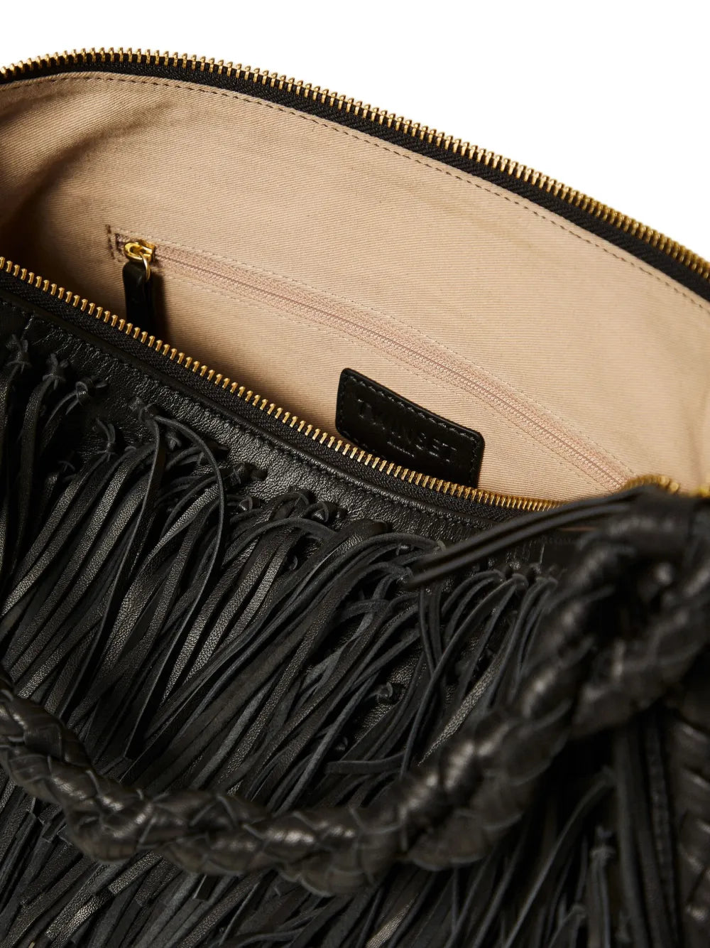 Twinset Medium Liliane Fringe Shoulder Bag — Same as shown — Size One Size — Back View