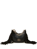 Twinset Fringe Chain Shoulder Bag — Same as shown — Size One Size — Front View