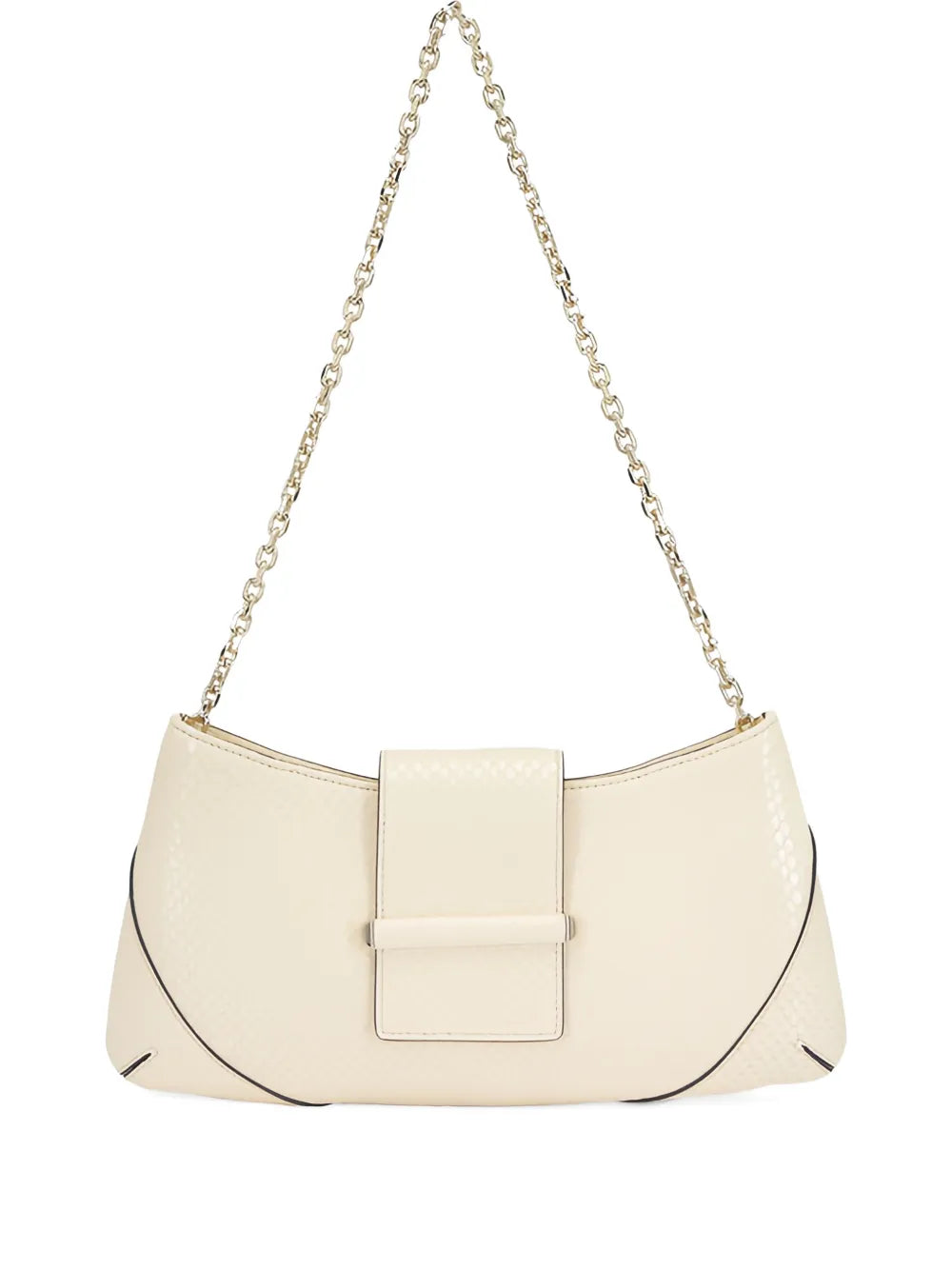 Jimmy Choo Snake Embossed Leather Shoulder Bag — Same as shown — Size One Size — Front View