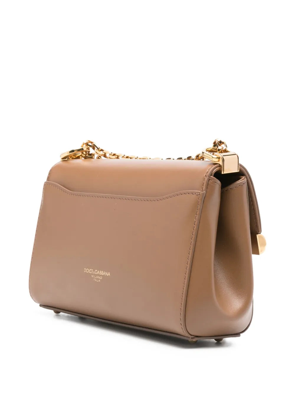 Dolce Gabbana Leather Shoulder Bag — Same as shown — Size One Size — Back View