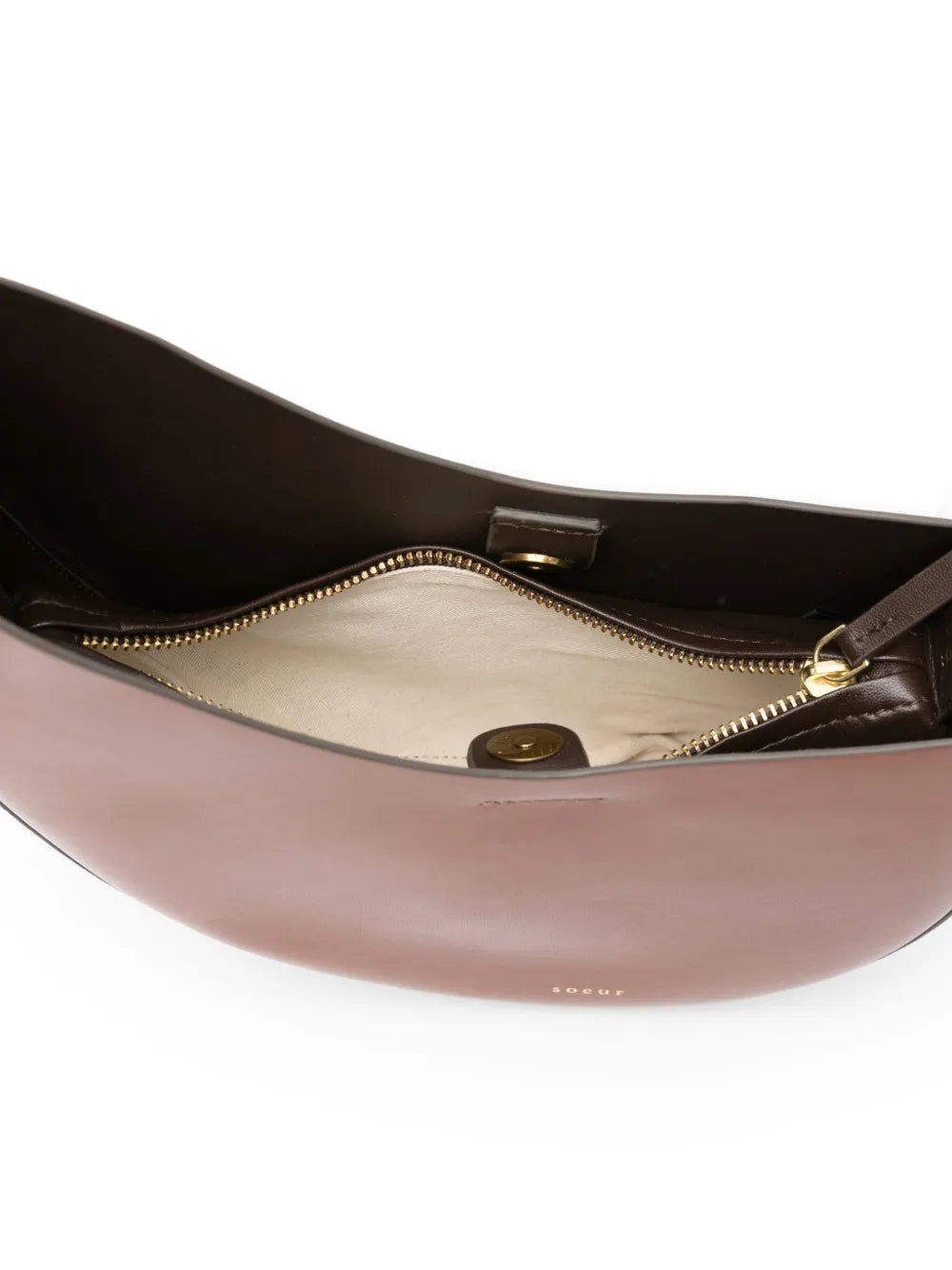 Soeur Small Wino Leather Shoulder Bag — Same as shown — Size One Size — Top View