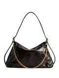 Zadigvoltaire Jim Chain Embellished Shoulder Bag — Same as shown — Size One Size — Front View
