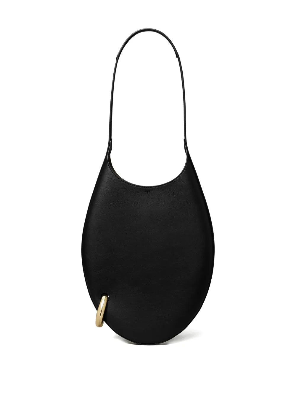 Tory Burch Small Pierced Detail Leather Shoulder Bag — Same as shown — Size One Size — Front View