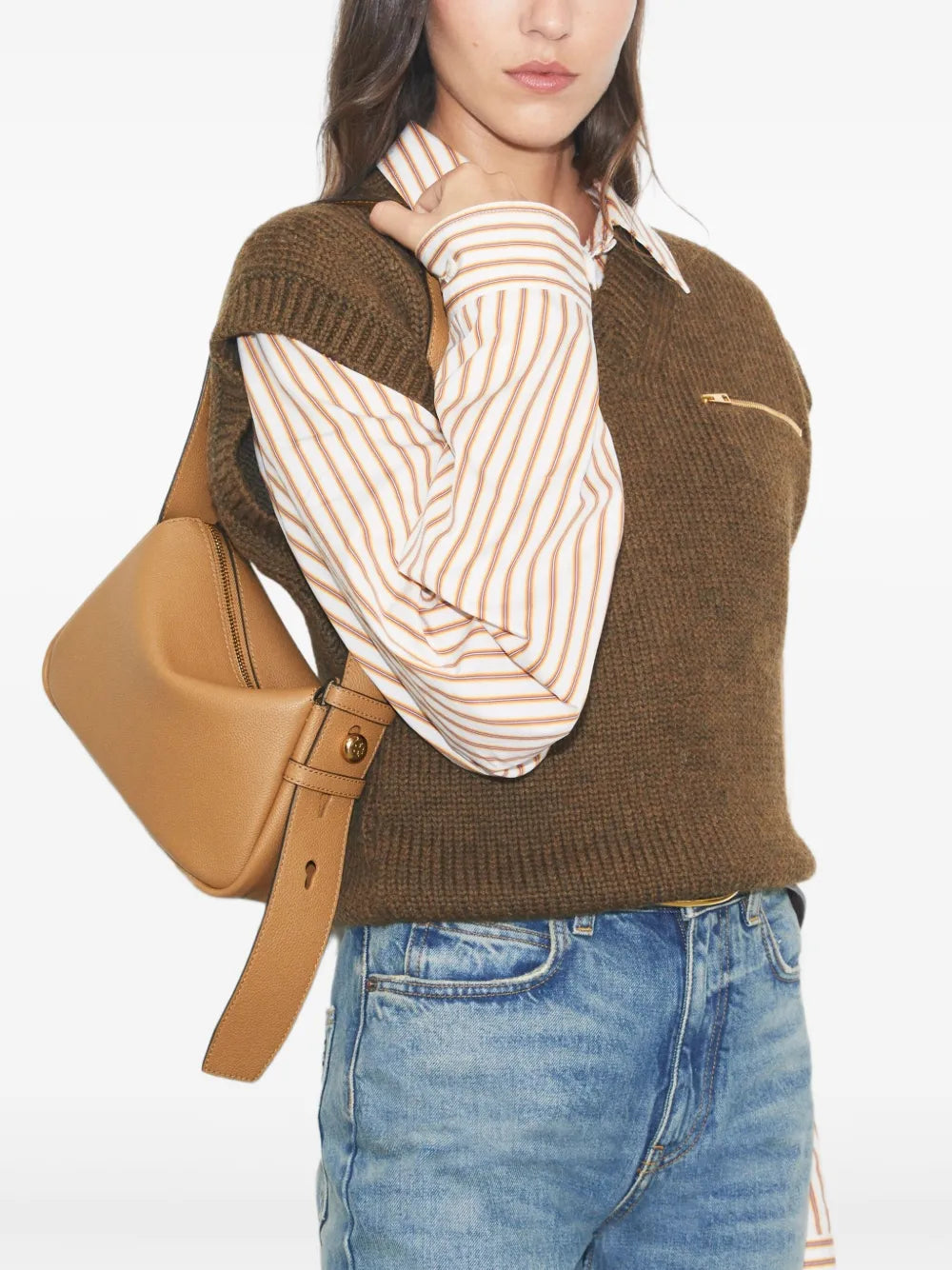 Tory Burch Small Romy Shoulder Bag — Same as shown — Size One Size — Side View