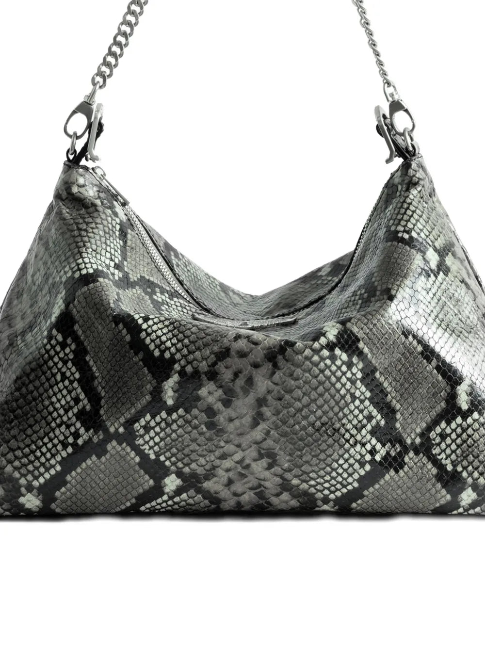 Zadigvoltaire Jim Wild Python Effect Shoulder Bag — Same as shown — Size One Size — Top View