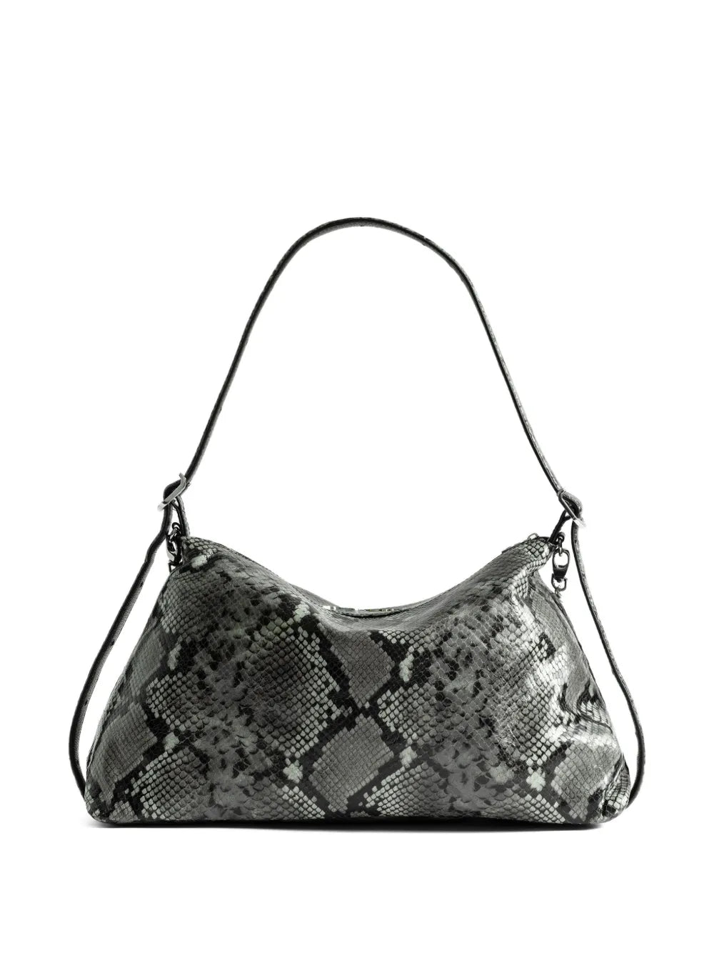 Zadigvoltaire Jim Wild Python Effect Shoulder Bag — Same as shown — Size One Size — Side View