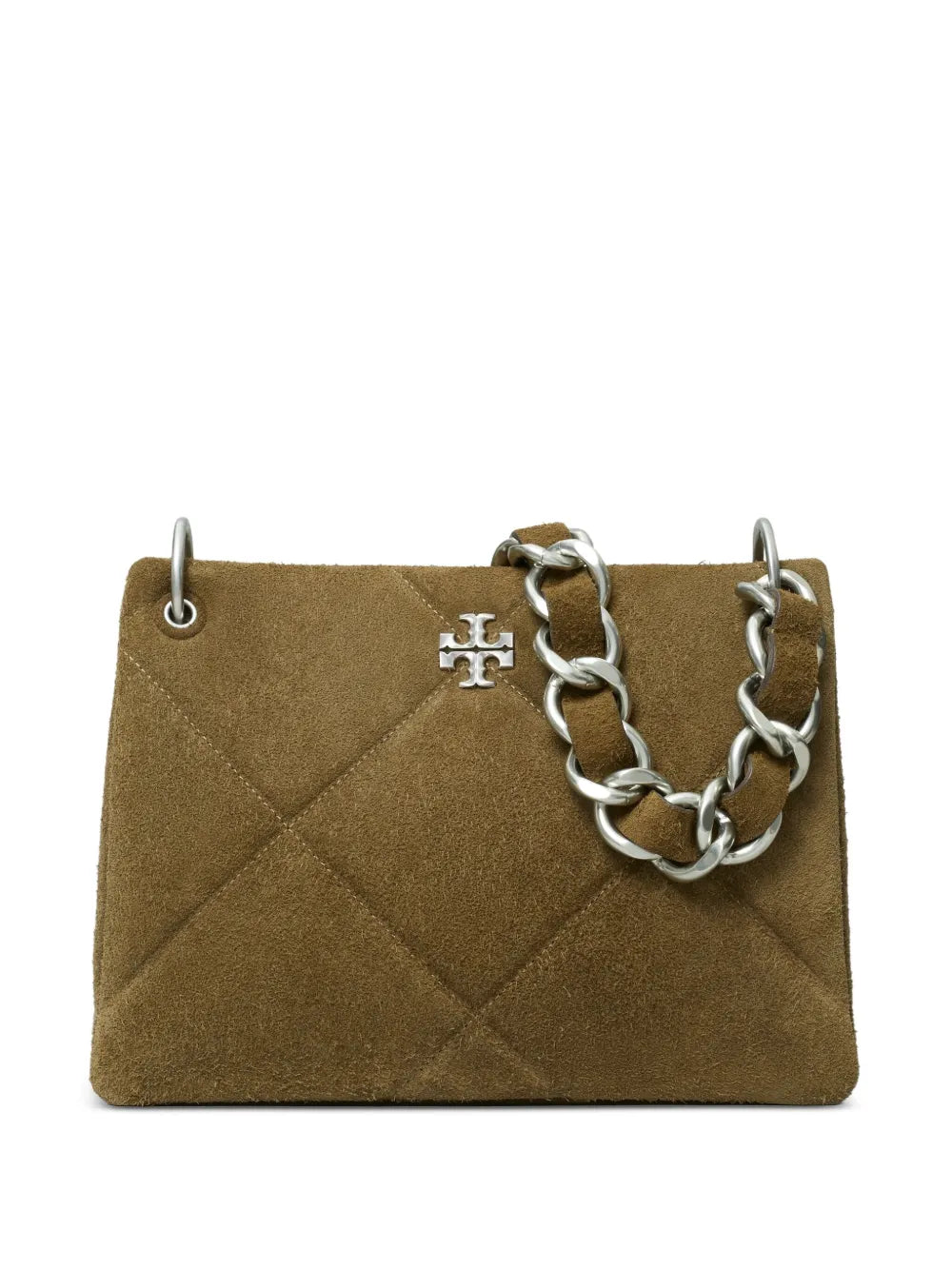 Tory Burch Small Kira Quilted Chain Shoulder Bag — Same as shown — Size One Size — Front View