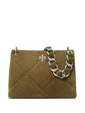 Tory Burch Small Kira Quilted Chain Shoulder Bag — Same as shown — Size One Size — Front View