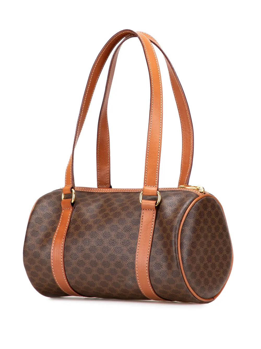 Celine Pre Owned 1995 Macadam Coated Canvas Shoulder Bag — Same as shown — Size One Size — Back View