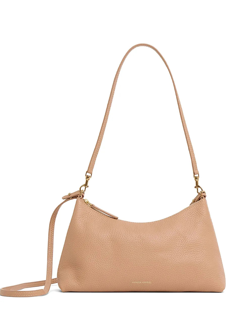 Mansur Gavriel Rhea Leather Shoulder Bag — Same as shown — Size One Size — Front View