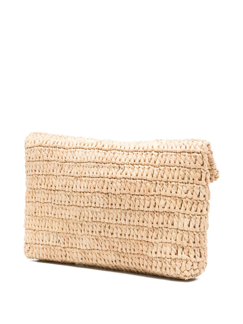Saint Laurent Envelope Flap Woven Shoulder Bag — Same as shown — Size One Size — Side View