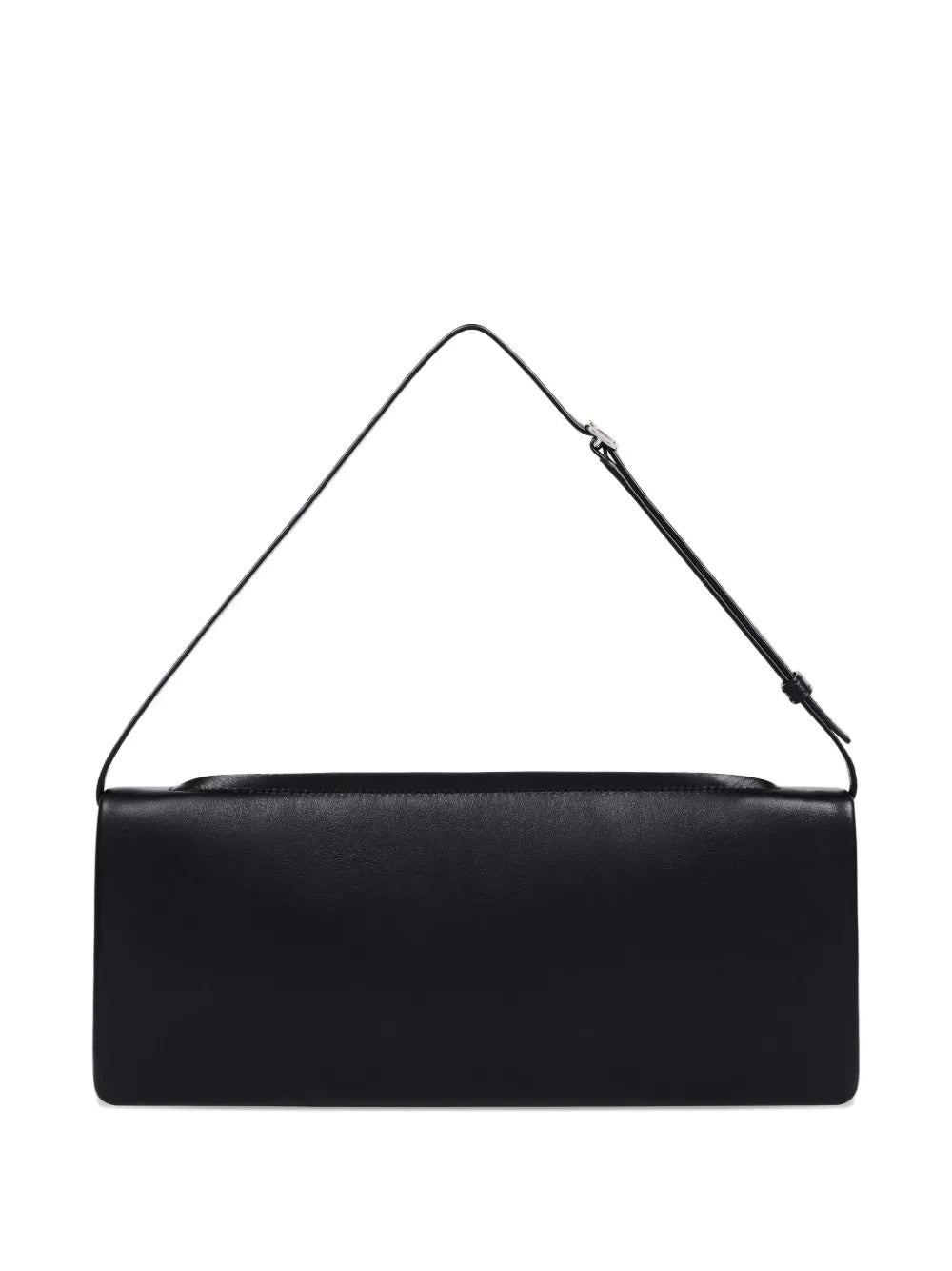 Courreges Leather Flap Clutch — Same as shown — Size One Size — Back View