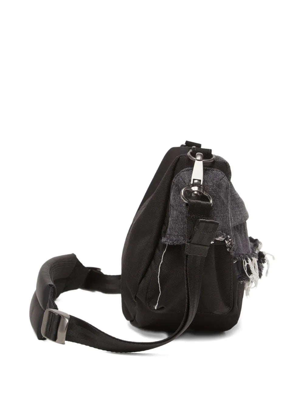 Diesel X Eastpak Frayed Denim Shoulder Bag — Same as shown — Size One Size — Back View
