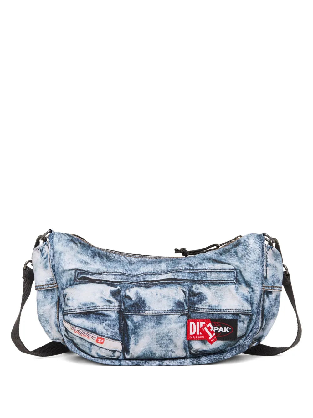 Diesel X Eastpak Trompe Loeil Denim Shoulder Bag — Same as shown — Size One Size — Front View
