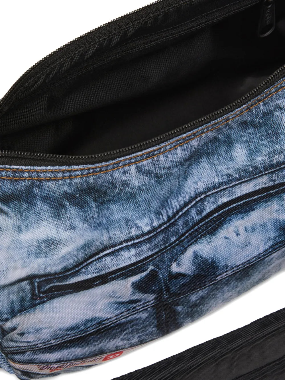 Diesel X Eastpak Trompe Loeil Denim Shoulder Bag — Same as shown — Size One Size — Top View