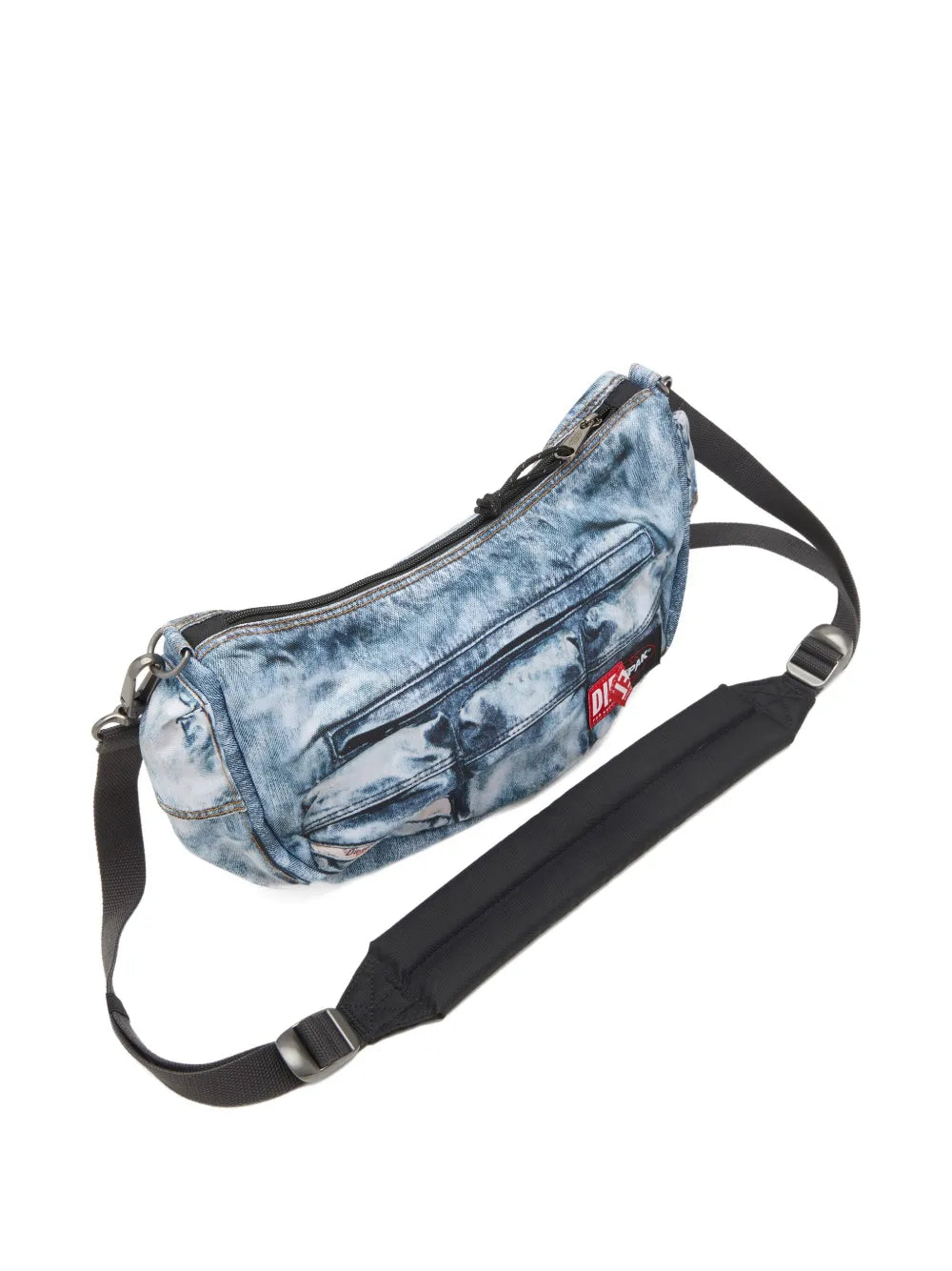 Diesel X Eastpak Trompe Loeil Denim Shoulder Bag — Same as shown — Size One Size — Detail View