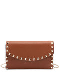 Valentino Garavani Rockstud Leather Chain Shoulder Bag — Same as shown — Size One Size — Front View