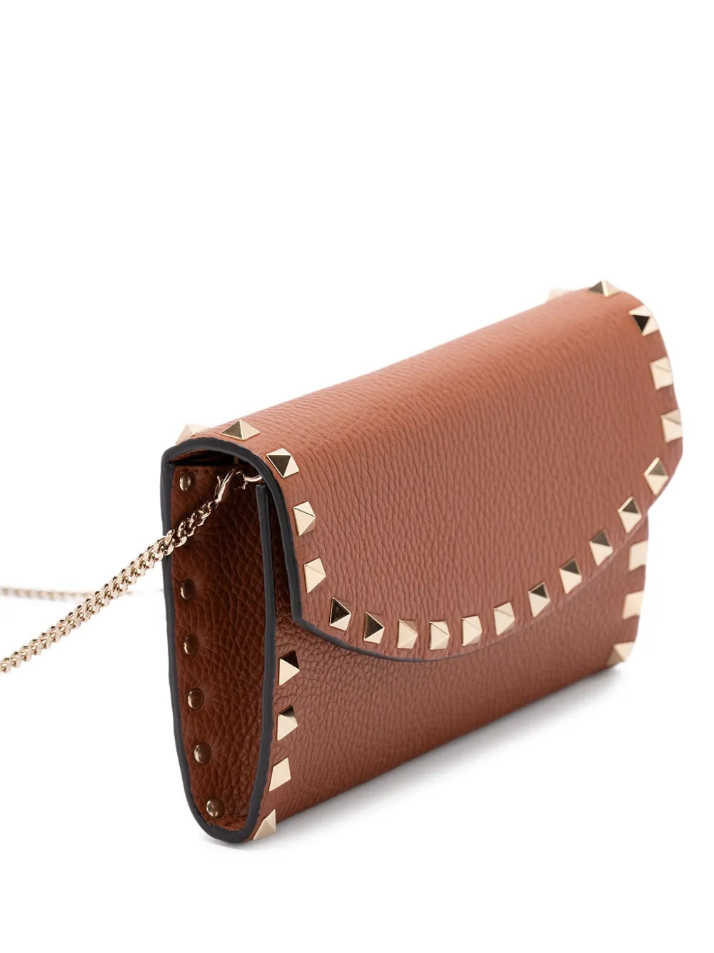 Valentino Garavani Rockstud Leather Chain Shoulder Bag — Same as shown — Size One Size — Detail View