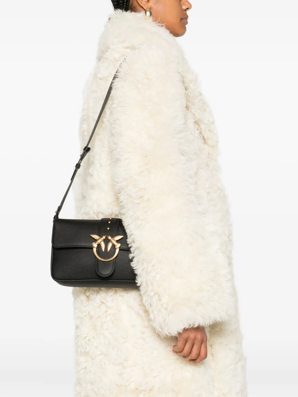 Pinko Love Studded Shoulder Bag — Same as shown — Size One Size — Side View