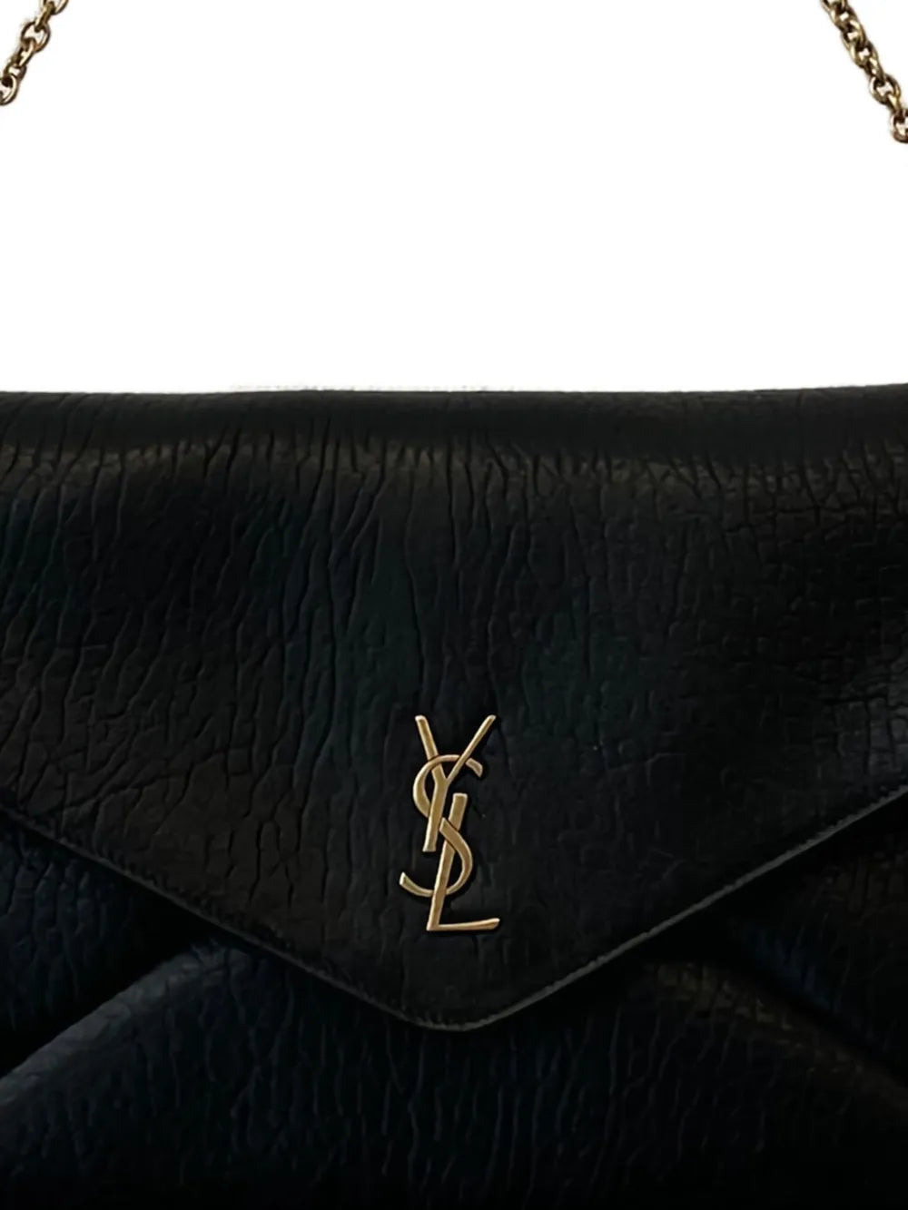 Saint Laurent Small Cassandra Logo Plaque Shoulder Bag — Same as shown — Size One Size — Side View