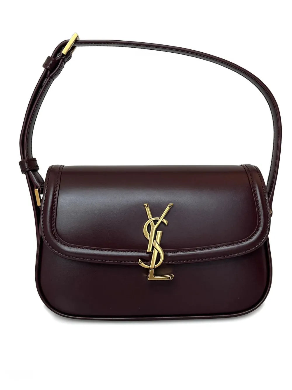 Saint Laurent Small Solferino Leather Shoulder Bag — Same as shown — Size One Size — Side View