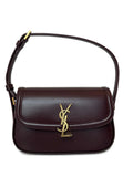 Saint Laurent Small Solferino Leather Shoulder Bag — Same as shown — Size One Size — Front View