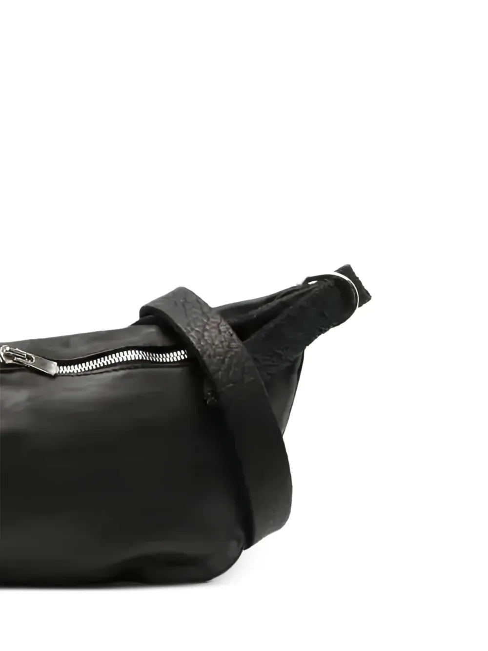 Guidi Zip Up Shoulder Bag — Same as shown — Size One Size — Side View