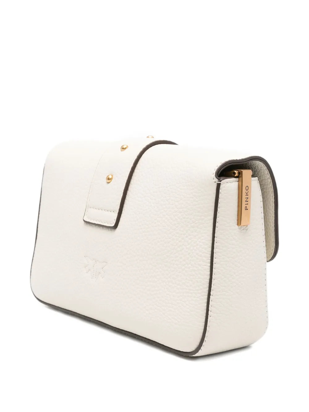 Pinko Love Birds Leather Shoulder Bag — Same as shown — Size One Size — Back View