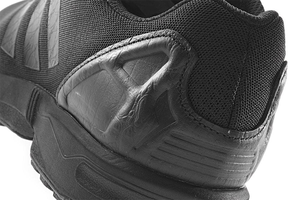 Adidas ZX Flux Triple Black — UK 3.5 | EU 36 | US 4 — Top View
